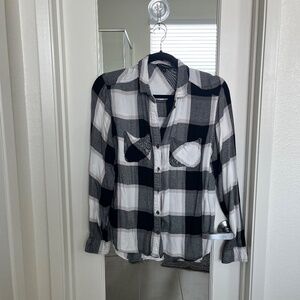 Flannel Button Down Top